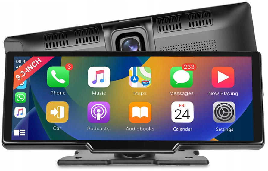 Podofo Multimediální monitor A3073 s CarPlay a AndroidAuto kombinace - evtech.cz